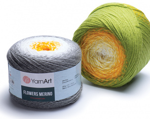 Flowers Merino příze 2 x 225 g Flowers Merino příze 2 x 225 g