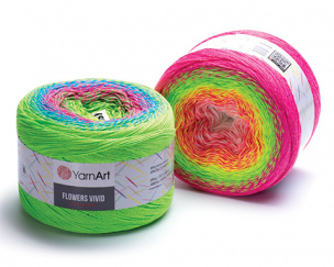 Flowers Vivid příze 2 x 250 g Flowers Vivid příze 2 x 250 g
