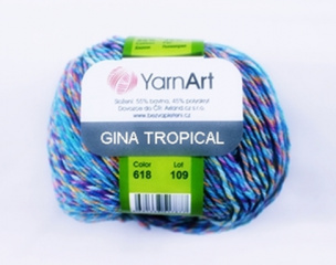 Gina Tropical příze 10x50g NOVINKA Gina Tropical příze 10x50g NOVINKA