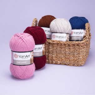 Shetland příze 5 x 100 g