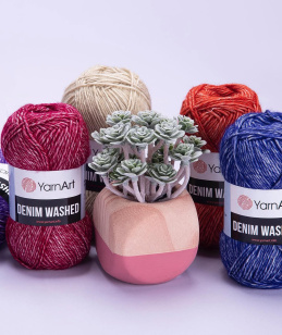 Denim Washed příze 10 x 50 g