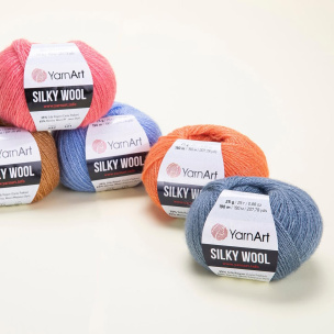 Silky Wool příze 10 x 25 g